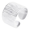 Stainless Steel Star Open Cuff Ring AR5482-1-1