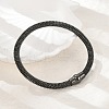 304 Stainless Steel Mesh Chain Bracelets for Women Men BJEW-Z087-19B-2