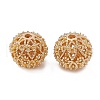 Rack Plating Brass Beads KK-G455-02G-2