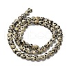Natural Dalmatian Jasper Beads Strands G-P575-C03-6mm-3