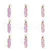 Quartz Pointed Pendants G-CJ0001-38-6