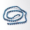 Electroplate Non-magnetic Synthetic Hematite Bead Strands G-F300-32-05-2