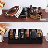 Bamboo Belt Organizer Holder with 6 Compartments AJEW-WH0166-77B-4