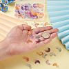 Beadthoven 108Pcs 6 Colors Transparent Glass Charms GLAA-BT0001-04-6