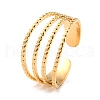 Ion Plating(IP) 304 Stainless Steel Finger Rings RJEW-L102-16G-3