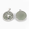Natural Green Aventurine Pendants G-S292-10C-P-2