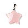 Natural Rose Quartz Pendants G-I319-04P-03-2