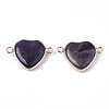 Natural Amethyst Links G-R469-04A-2