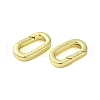 Brass Spring Gate Rings KK-B089-03B-G-2