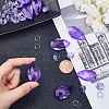 Gorgecraft DIY Shining Faceted Pendant Making Kits DIY-GF0003-25E-3