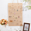 Wool Felt Jewelry Earring Organizer Hanging Bags AJEW-WH0419-44B-3