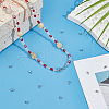 BENECREAT 925 Sterling Silver Bead Tips with Suede Fabric Square Silver Polishing Cloth FIND-BC0013-10A-5