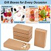 Kraft Paper Storage Gift Drawer Boxes CON-WH0095-56C-6