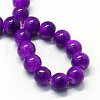 Baking Painted Glass Round Bead Strands DGLA-Q020-8mm-34-2