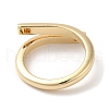 Brass Wire Wrap Cuff Ring for Women RJEW-E079-01G-3