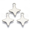 Non-Tarnish 201 Stainless Steel Pendants STAS-R116-044-1