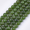 Natural Canadian Jade Beads Strands X-G-S333-8mm-024-1