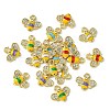20Pcs 5 Colors Alloy Enamel Charms ENAM-FS0001-75-6