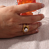 Stainless Steel & Cubic Zirconia Finger Rings FS-WG8A7D9-02-2