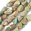Raw Rough Natural HuBei Turquoise Beads Strands G-M453-D09-2