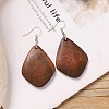 Alloy Wood Dangle Earrings FS-WG9E4F8-15-1