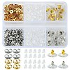 328Pcs 5 Style Brass & Plastic & 304 Stainless Steel Ear Nuts FIND-FS0001-86-1