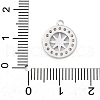 Brass Micro Pave Cubic Zirconia Pendants KK-P289-05P-3