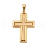 304 Stainless Steel Pendants STAS-G346-52G-1