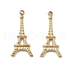 304 Stainless Steel Pendants STAS-Z121-35G-1