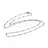 Tarnish Resistant 304 Stainless Steel Cable Chain Necklaces NJEW-JN02352-1