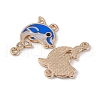 Alloy Enamel Connector Charms ENAM-I054-02E-2