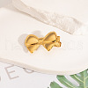 304 Stainless Steel Bowknot Alligator Hair Clip for Women MP9402-3-2