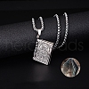 Alloy Pendant 201 Stainless Steel Chain Necklaces for Men FS-WG1D596-11-1