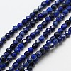 Natural Lapis Lazuli Bead Strands X-G-A129-2mm-22-1