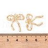 Brass Micro Pave Clear Cubic Zirconia Pendants KK-S376-17C-G-3