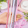 10 Yards Flat Polycotton(Polyester Cotton) Ribbon OCOR-TAC0030-01H-6