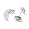 Non-Tarnish 304 Stainless Steel Stud Earring Finding X-EJEW-I285-02P-2