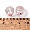 Transparent Glass Enamel Beads GLAA-N049-010-5