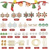 SUNNYCLUE DIY Christmas Snowflake Earring Making Kit DIY-SC0022-84-2