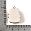 Opaque Resin Pendants CRES-D307-08P-A-3