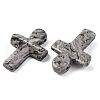 Natural Map Stone Pendants G-B122-02H-2