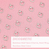 DICOSMETIC 200Pcs 304 Stainless Steel Open Charms STAS-DC0005-92-5