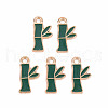 Alloy Enamel Pendants ENAM-T016-01KC-RS-1