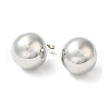 Brass Stud Earrings KK-Z037-01P-1