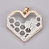 Alloy Pendants X-PALLOY-WH0068-28PG-2