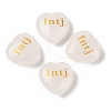 Natural Quartz Crystal Heart Engraving MBTI Figurines Statues for Home Office Desk Decorations X1-G-K353-05B-1