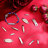 SUNNYCLUE 42Pcs 7 Styles 201 & 304 Stainless Steel Links/Connectors FIND-SC0011-50-4