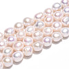 Natural Nucleated Pearl Keshi Peal Beads Strands PEAR-S020-F12-4