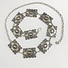 Alloy Rectangle Link Chain Waist Beads FS-WG1BBEA-02-1
