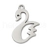 201 Stainless Steel Pendants STAS-F316-32D-P-1